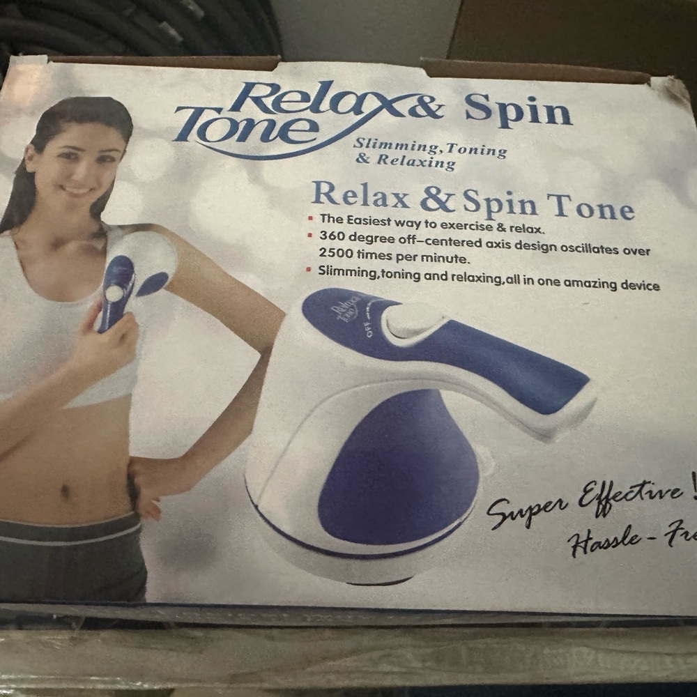 Relax Spin & Tone Body Massager Fat Reduce Remove Slim Machine
